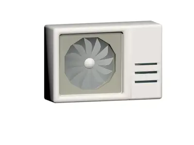 Air Conditioning Low-poly 3D model