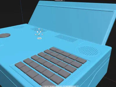 computer 3D print model