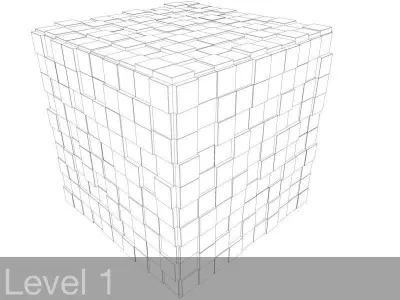 Sci-Fi Shapes - The Cube v2 3D model