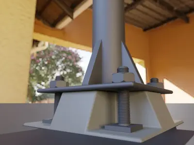 Andreaskreuz Version 1 and 2 High-Poly 3D Model Pack