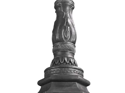 Classic street Outdoor landscape light Lamp Lantern 3D model