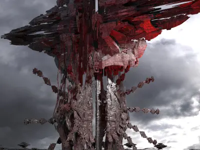 Systems Arch Reactor Tower  3D model