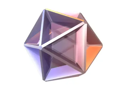 Abstract Shape v10 011 Low-poly 3D model