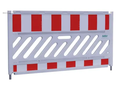Traffic Barrier Plastic 3D model