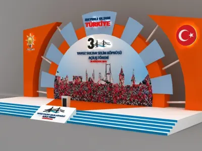 Special Outdoor Stage 105 3D model