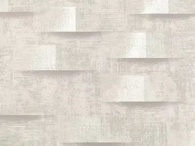 Silver Relief Block Wallpaper Texture