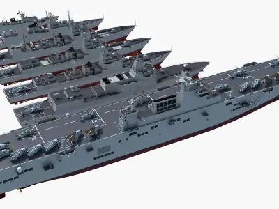  Chinese Navy Type 075 055 052DL 052D 052C 054A 056 