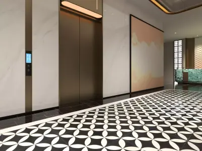 elevator room 02 3D model