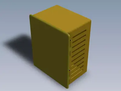 240mm X 200mm X 120mm Wall Mount Cabinet 3D print model