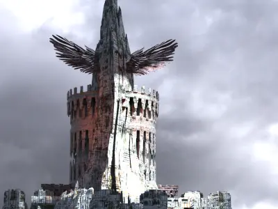 Purifying Tower 3D model