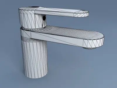 Monobloc Tap Low-poly 3D model