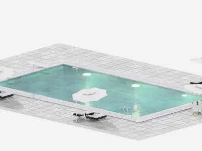 Swimming Pool 1 3D model