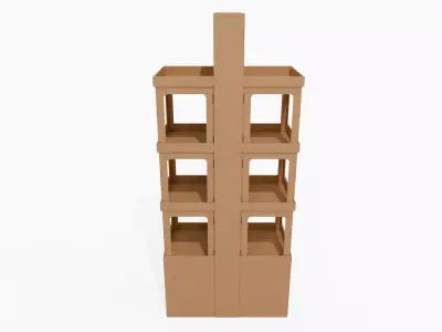 Point of Sale Cardboard Display Stand Texture