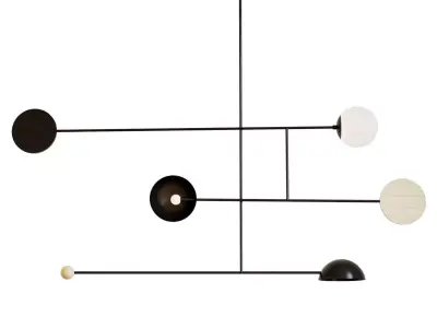 astro dome pendant no 2 by andrew neyer 3D model