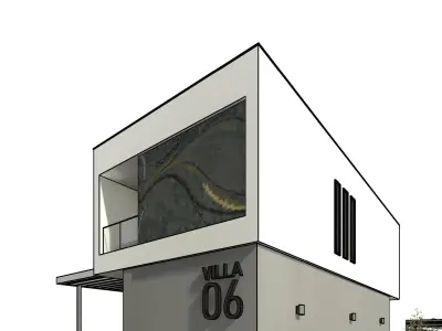 Villa de vacances 3D model