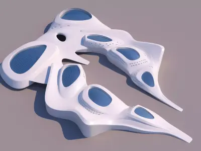 0105 - Organic Building 3D model