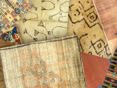 Carpets vintage turkish vol 03 3D model