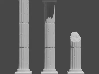 Ionic column constructor 3D print model