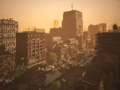 Archmodels vol 265 - collection of post apocalyptic buildings 3D model