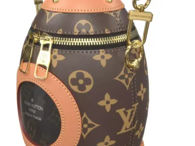 Louis Vuitton Rocket Shuttle Wallet Bag Low-poly 3D model