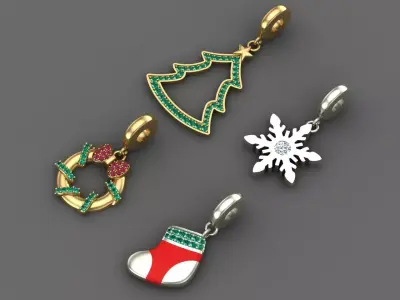 Pandora christmas pack 3D print model