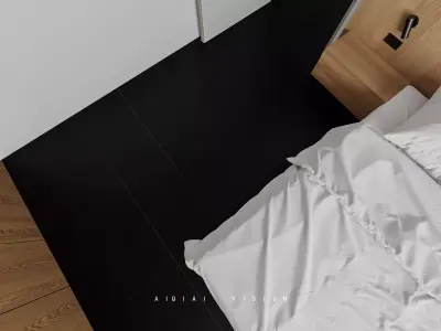 Living Room and Kitchen with Dinning Set Low-poly-137 Low-poly 3D model