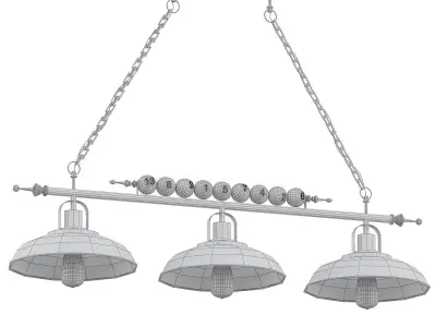 Billiards Light 3D model