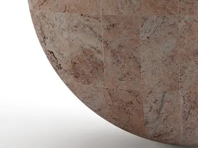 Seamless red marble masonry material - 7k Texture