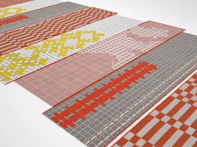 Bandas Orange 3D model