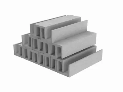 Concrete Trenches 3D model