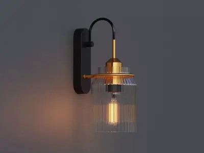 Funnel Wall Lamp 3D model