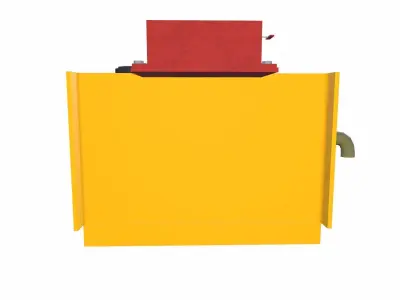 Auto Fire Suppression System Low-poly 3D model