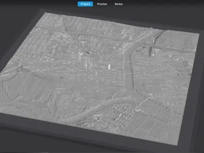 Cityscape Des Moines United States 3D model