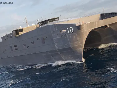  Apalachicola EPF 13 Military Transport Vessel Gray 