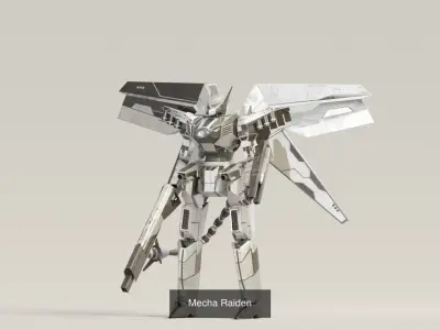 Mecha Collection 3D Model Pack