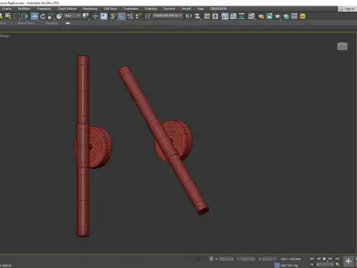 ROLL AND HILL AGNES WALL 3 Low-poly 3D model
