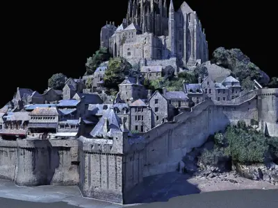 Mount Saint-Michel 3D model