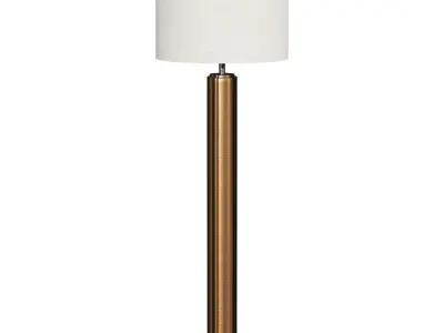 Pillar Floor Lamp Low-poly 3D model