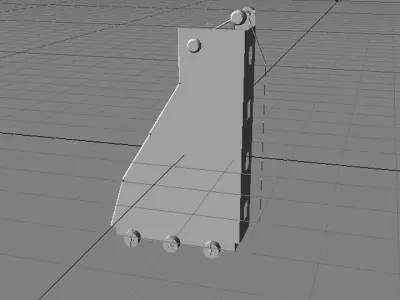 Medieval War Machine - Siege Tower 3D model