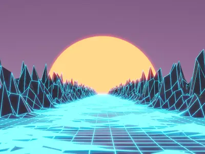 80s style with loop animation Free 3D print model