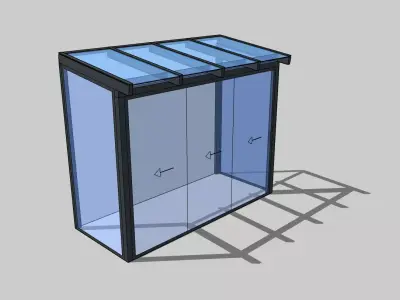 Winter garder 3D model