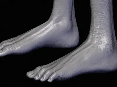 Realistic Alien 2 Sculpt 3D model