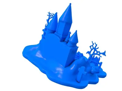 Halloween Ghost - Haunted House - Halloween Graveyard  3D print model