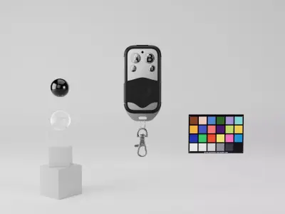 Remote Control Low-poly 3D model