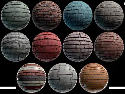 Environment PBR Materials Mega set vol 02 Texture