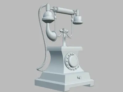 Classic Phone 3D model