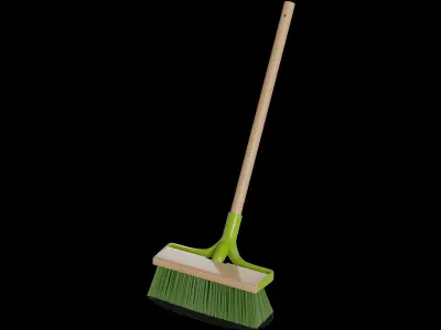 Brooms mops and window squeegees Broom 3D model