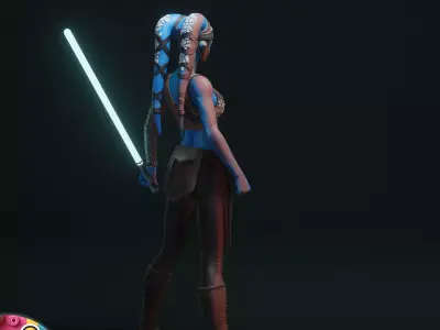 star wars - aayla secura 3D print model