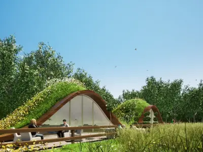 GRASSY HOME Low-poly 3D model