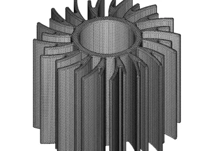 Premium Heat Sink Toy 3D model